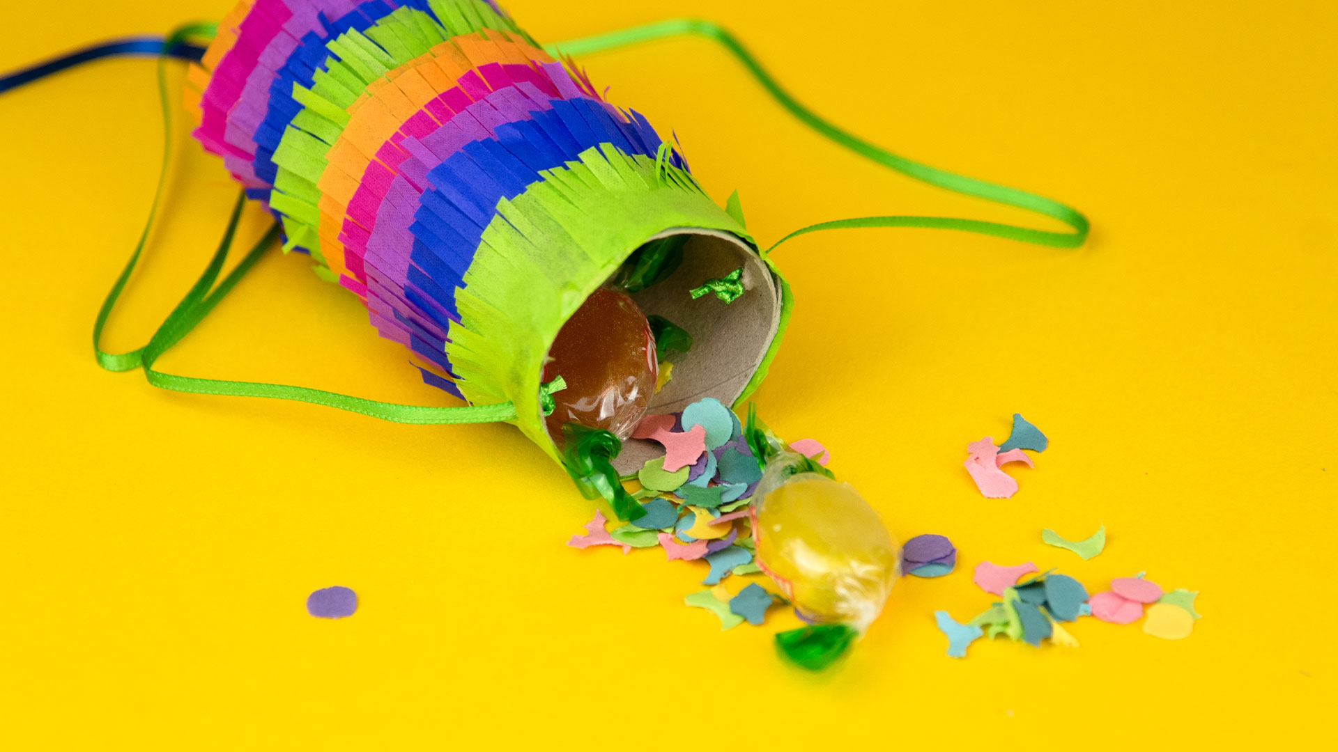 bunte Mini-Piñata - Schritt 4