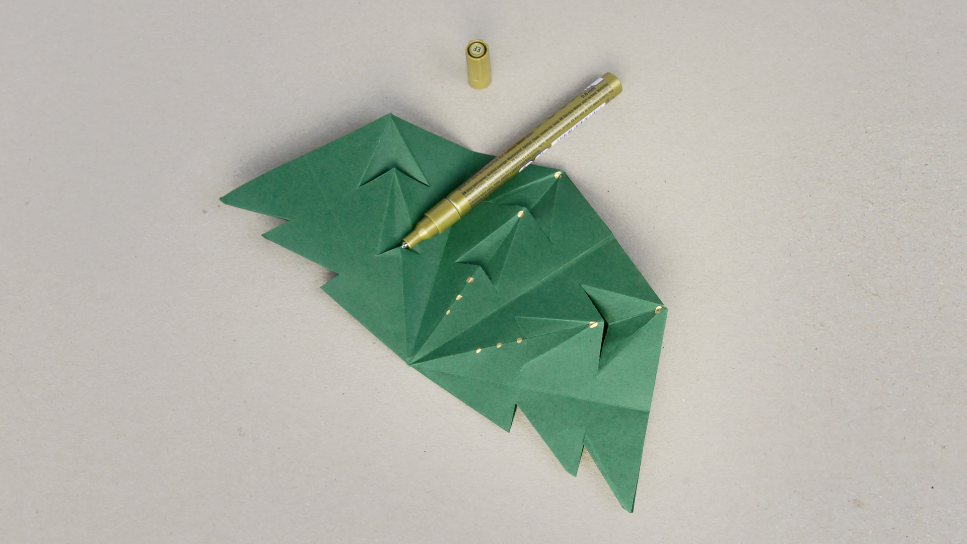 Origami-Baum - Anleitung 18
