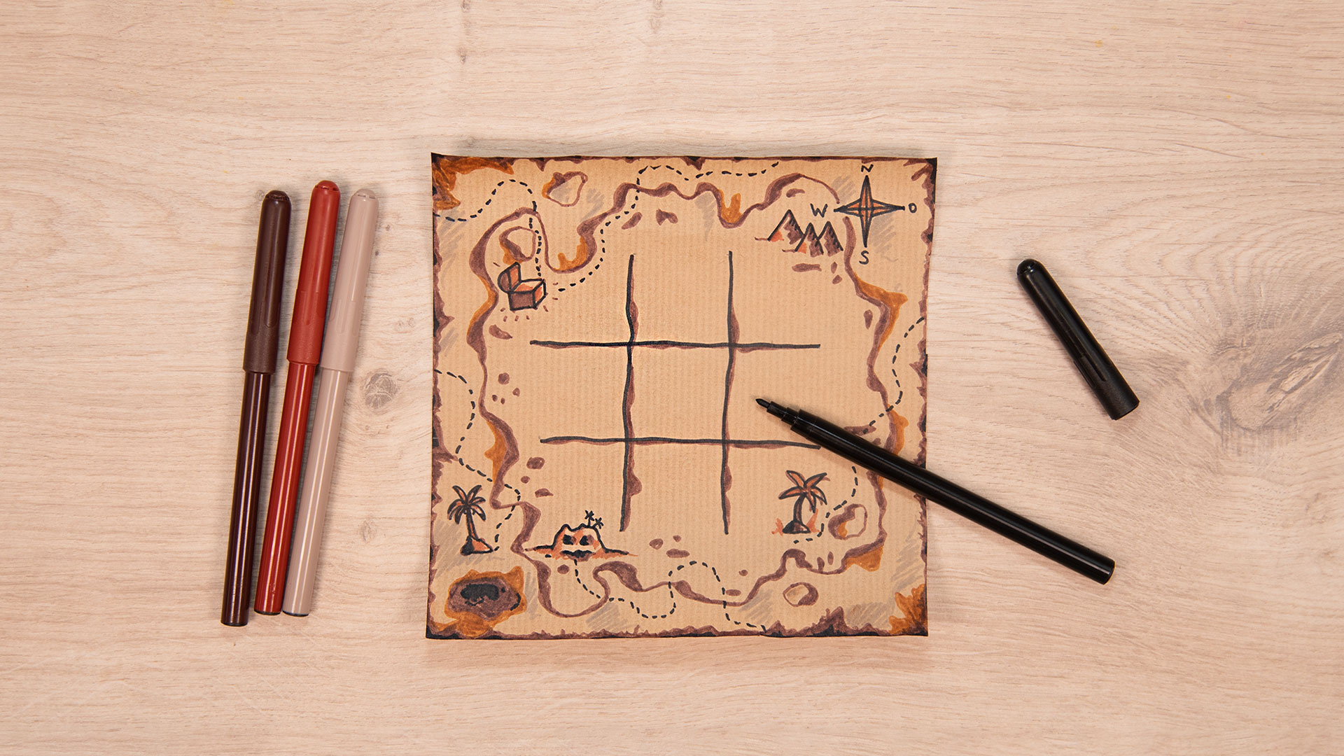 Tic-Tac-Toe in der Schatzkiste - Schritt 2